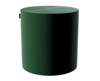 Dekoria Sedák Barrel- válec pevný,  d40cm, výška 40cm, lahvová zeleň, ø40 cm x 40 cm, Velvet, 704-13