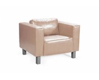 Křeslo VALENTINO - světlehnědé - Mg 2