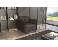 Křeslo ANAFI - hnědé - Lincoln 29