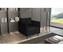 Křeslo ANAFI - černé - Lincoln 100