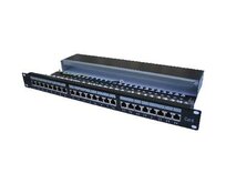 STP Patchpanel, Cat.6, 24-Port s vyvázáním