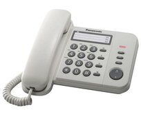 Panasonic KX-TS520FXW - jednolinkový telefon, bílý