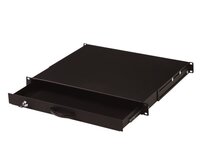 Digitus 19" uzamykatelný šuplík na klávesnici 1U černý RAL 9005