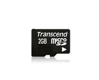 Transcend 2GB microSD paměťová karta (bez adaptéru) 