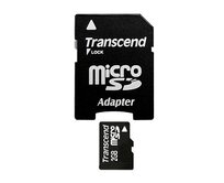 Transcend 2GB microSD paměťová karta (s adaptérem)