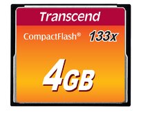 Transcend 4GB CF (133X) paměťová karta (MLC)