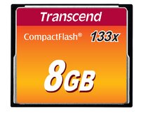 Transcend 8GB CF (133X) paměťová karta (MLC)