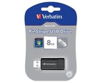 VERBATIM Store 'n' Go PinStripe 8GB USB 2.0 černá