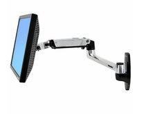 ERGOTRON LX Wall Mount Arm, Polished Aluminum - nástěnný držák, max. 34" LCD