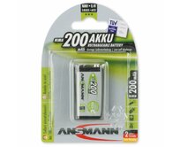 Ansmann akumulátor 9V NiMH 200 mAh (1 ks) maxE