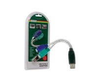 Digitus převodník USB na PS/2, 2xMiniDin6/F, USB A/M