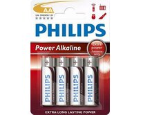 Philips baterie AA PowerLife, alkalická - 4ks