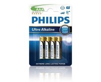 Philips baterie AAA ExtremeLife+, alkalická - 4ks