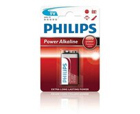 Philips baterie 9V PowerLife, alkalická - 1ks