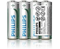 Philips baterie AA LongLife zinkochloridová - 4ks