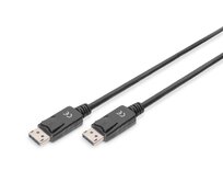 Digitus Připojovací kabel DisplayPort 1.2, DP M/M, 2,0 m, se západkou, Ultra HD 4K, bl