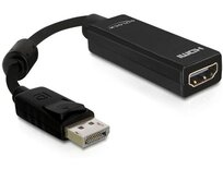 Delock Displayport 20pin samec > HDMI 19 pinový samice, délka 12,5 cm
