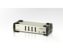 ATEN KVM switch CS-84U,USB Hub,  4PC 