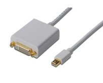 Digitus kabelový adaptér DisplayPort, mini DP - DVI (24 + 5) M / F, 0,15 m, kompatibilní s DP 1.1a, CE, wh