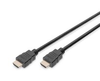 Digitus Připojovací kabel HDMI High Speed, typ A M/M, 2,0 m, Ultra HD 60p, zlatý, bl