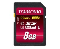 Transcend 8GB SDHC (Class 10) UHS-I 600x (Ultimate) MLC paměťová karta
