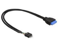 DeLock adaptér USB 3.0 19-pin samice na USB 2.0 8-pin samec