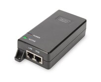 DIGITUS Gigabit Ethernet PoE + Injector, 802.3at Power Pins: 4/5 (+), 7/8 (-), 30W