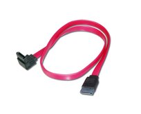 Digitus SATA  II/III připojovací kabel, L-typ ,90° úhlový - rovný 0,5m 