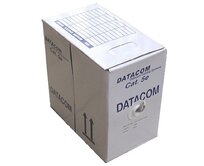 DATACOM UTP drát CAT5E PE,Fca 305m box černý OUTDOOR