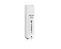 Transcend 64GB JetFlash 730, USB 3.0 flash disk, bílý