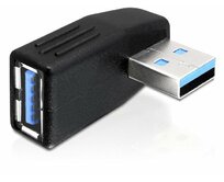 DeLock adaptér USB 3.0 samec - USB 3.0 samice pod úhelem 270° horizontálně