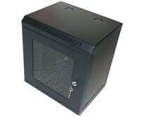 10' OCRACK OCC-10-12U-SBK rozvaděč nástěnný 12U/280mm skleněné dveře Černý