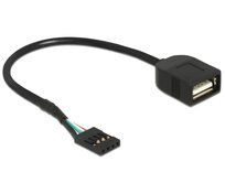 Delock kabel USB 2.0 A samice na pinový konektor