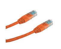 DATACOM Patch cord UTP CAT5E 3m oranžový