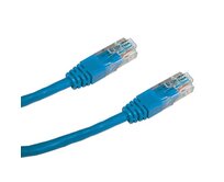 DATACOM Patch cord UTP CAT5E 0,5m modrý