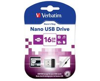 VERBATIM Store 'n' Stay NANO 16GB USB 2.0 černá