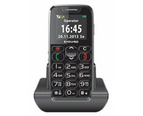 EVOLVEO EasyPhone, mobilní telefon pro seniory s nabíjecím stojánkem, snadné ovládání