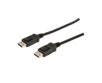 Digitus Připojovací kabel DisplayPort, DP M/M, 15,0 m, s blokováním Full HD 1080p, bl