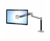 ERGOTRON LX HD Sit-Stand Desk Mount LCD Arm, Polished, stolní rameno max  46" display