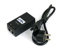 Ubiquiti POE-48, Gigabit PoE adapter 48V/0,5A (24W), pro UAP-PRO, RocketM5-Ti, včetně napájecího kabelu