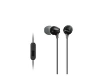 SONY MDR-EX15AP - Sluchátka do uší s mikrofonem - Black