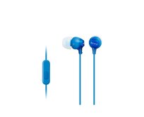 SONY MDR-EX15AP - Sluchátka do uší s mikrofonem - Blue