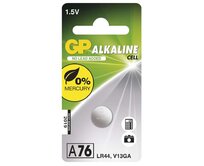 GP LR44 (A76, 11.6 x 5.4 mm) - 1 ks