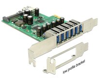 Delock PCI Express Karta > 6 x externí + 1 x interní USB 3.0