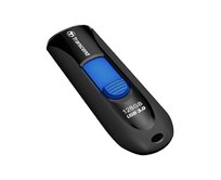 Transcend 128GB JetFlash 790K, USB 3.0 (3.1 Gen 1) flash disk, černo/modrý