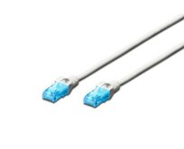 Digitus Ecoline Patch Cable, UTP, CAT 5e, AWG 26/7, bílý 1m, 1ks