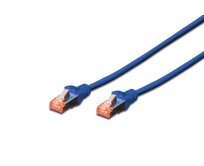 Digitus Patch Cable,S-FTP, CAT 6, AWG 27/7, LSOH, Měď, modrý 5m