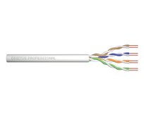 Digitus Instalační kabel CAT 5e U-UTP, 100 MHz Eca (PVC), AWG 24/1, papírová krabička 100 m, simplex, barva šedá