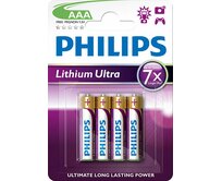 Philips baterie AAA Ultra lithium - 4ks