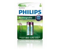 Philips dobíjecí baterie AAA 800mAh, NiMH - 2ks